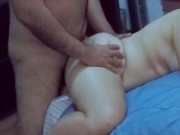 She enjoy very much this doggystyle position very exiting, Real Sex, amateur MILF 16/16