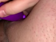 Vibrator action on that pussy 13/16