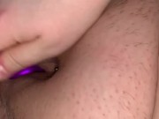 Vibrator action on that pussy 2/16