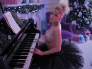 Lara Frost is a depraved and flexible naked Russian ballerina! Naked Russian ballet Christmas tale! 11/16