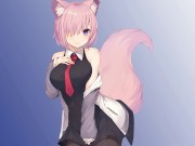 Busty Kitsune Teacher Gets Turned On After Catching You Drawing Lewd Art In Class! 9/16