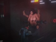 Lara Croft in the Orgasm Machine 6/16