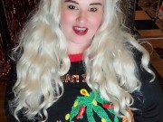 This slut BBW got left at your party and trys to fuck you. JOI/BELLYPLAY/TITTIES/SEDUCTION  2/16