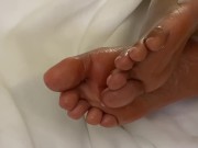 Black Girls Shows off Her Oily Feet While She Gets Fucked 15/16