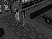 Retro porn. Sex with a doctor near the hospital | video game sex 1/16