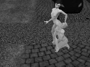 Retro porn. Sex with a doctor near the hospital | video game sex 14/16