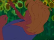 Disney Queen Elsa and Princess Pocahontas - Lesbian Porn | Porno Game 3d 1/16