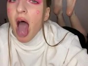 Drooling and oil feet