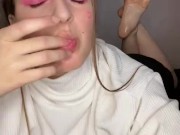 Drooling and oil feet 13/16