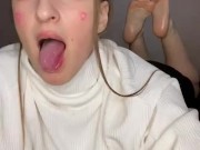 Drooling and oil feet 8/16