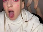 Drooling and oil feet 9/16