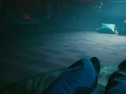 Cyberpunk 2077. Sex with a guy, a prostitute. Offered himself on the street | PC gameplay 15/16