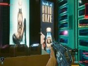Cyberpunk 2077. Sex with a guy, a prostitute. Offered himself on the street | PC gameplay 2/16