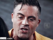 BurningAngel Bisexual Guys Anal Fuck Their Teacher Joanna Angel To Get Driving License 2/16