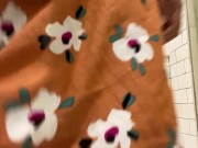 Orgasm with water from toilet bowl 16/16