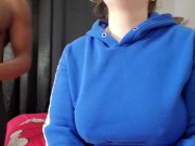 Fake Black Nurse just to touch and show her beautiful tits to the world 1/16
