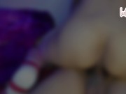 POV Santa Enjoying Christmas Night With Young Indian Girl.  15/16