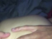 Lightskin teen puts a creamy load on my dick 16/16