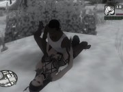 Fudendo a Mamãe Noel no Natal no meio da Neve - Gta sa 10/16