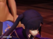 Genshin Impact - Mona's Xmas Gift [UNCENSORED HENTAI 4K R-18 MMD] 8/16