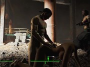 Porn with a handsome Italian and a big dick | Fallout porno 4/16