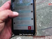 Deutsche Tattoo Blondine mit intim piercing beim outdoor pov sexdate 2/16