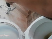 FIRST TIME HOLDING HIS DICK WHILE HE PEEING 11/16