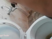 FIRST TIME HOLDING HIS DICK WHILE HE PEEING 12/16