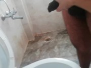 FIRST TIME HOLDING HIS DICK WHILE HE PEEING 2/16
