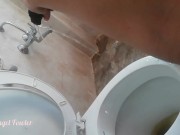FIRST TIME HOLDING HIS DICK WHILE HE PEEING 7/16