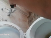 FIRST TIME HOLDING HIS DICK WHILE HE PEEING 9/16