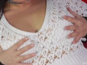 Chubby brunette girlfriend lets her boyfriend fuck every hole 1/16