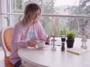 WOWGIRLS HOTTEST PROMO Eva Elfie finds a stunning way to pay for her bill. 1/16