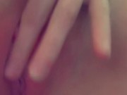 Young blonde fucks herself with dildo 3/16