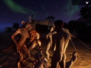 Wild Life / Furry Girls Taking Turns to get some Cum 3/16