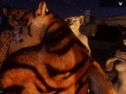 Wild Life / Furry Girls Taking Turns to get some Cum 7/16