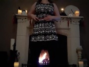 Girl masterbating in living room while family is upstairs 3/16