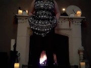 Girl masterbating in living room while family is upstairs 5/16