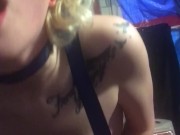 Choked While Riding Dildo Till I Cum Or Lose Consciousness 16/16