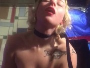 Choked While Riding Dildo Till I Cum Or Lose Consciousness 3/16