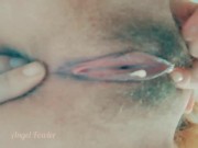 Tik Tok Dripping Cum Sperm from Teen Pussy after Creampie 10/16