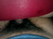 Party girl fucked on reverse cowgirl on a red dress  3/16