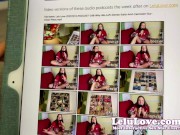 Homemade babe in top bottomless vagina out podcast video of behind the porn scenes and pornstar's daily life - Lelu Love 10/16