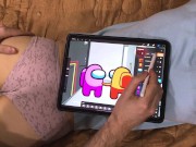 Among Us animation Impostor porn (this is how I make my animations) Behind The Scenes 9/16