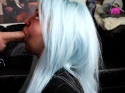 KAWAII E-GIRL AHEGAO - Adorable Busty Teen Makes Daddy Cum Too Early! Sloppy Blowjob and Fucking 3/16