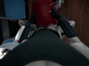 CYBERPUNK Gangbang Missionary, MMF, Doggystyle, Fingering, Orgasm, Cumshot 5/16