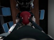 CYBERPUNK Gangbang Missionary, MMF, Doggystyle, Fingering, Orgasm, Cumshot 7/16