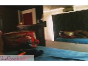 Hotel fuck session. Wife takes my COCK deep and a load of cum 3/16