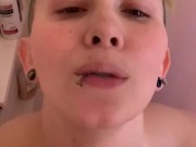 Smoking in the shower  7/16