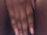 Close up of rubbing my wet pussy and my panties get wet  13/16